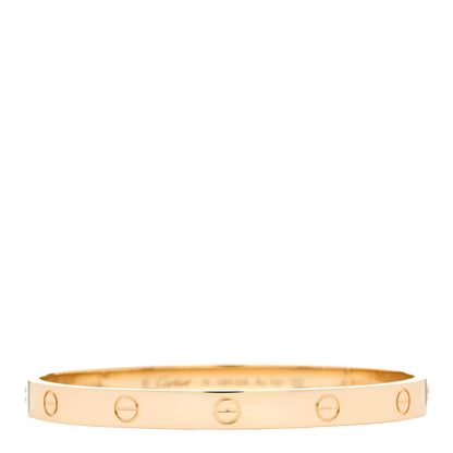 Cartier 18K Yellow Gold LOVE Bracelet 19 1 of 6