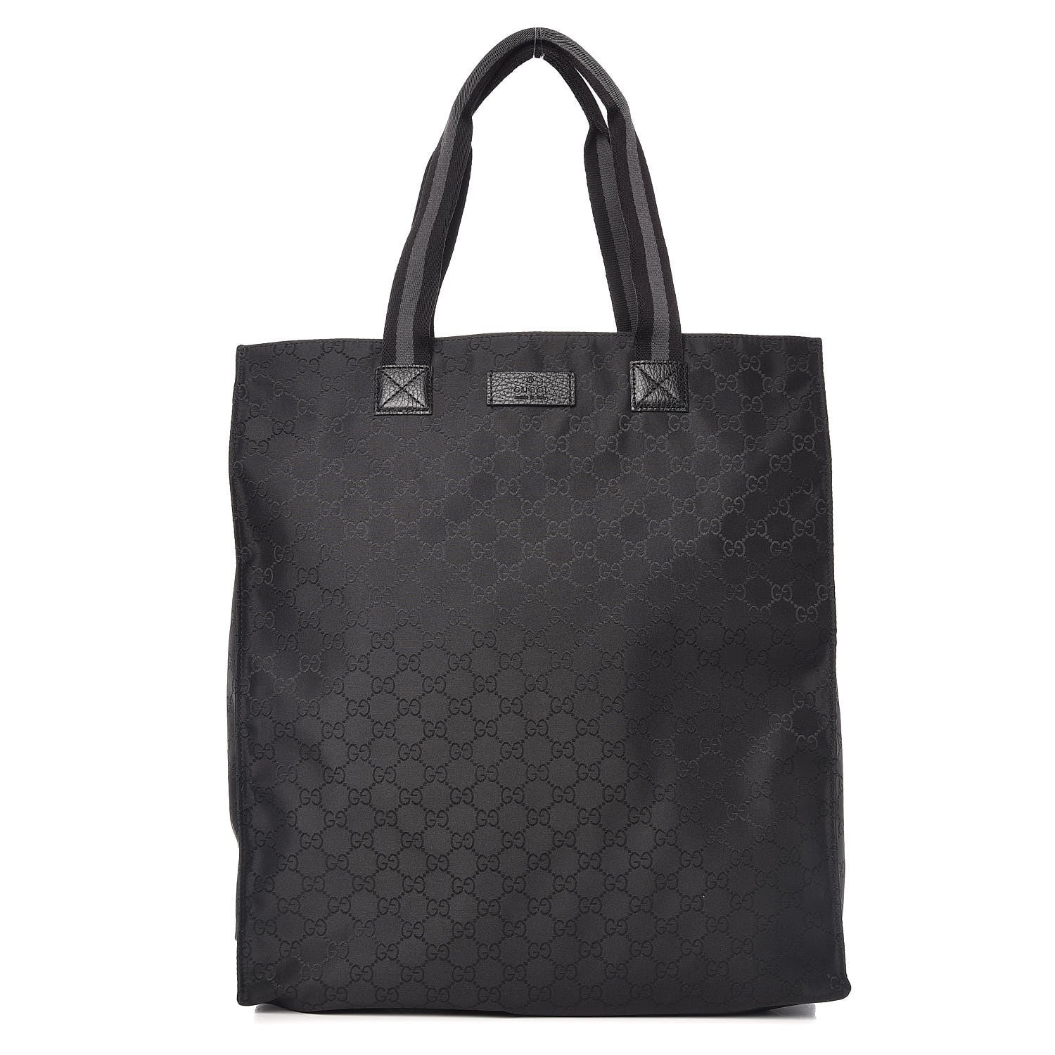 Gucci Nylon Monogram Vertical Tote Black 1 of 10