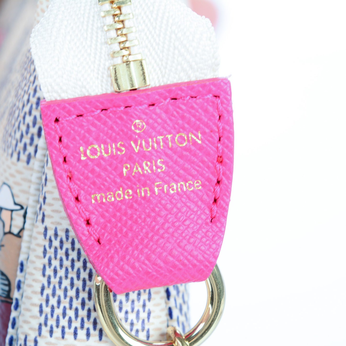 Damier Azur 2015 Christmas Animation Mini Pochette Accessories