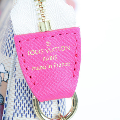 Louis Vuitton Damier Azur 2015 Christmas Animation Mini Pochette Accessories 7 of 7