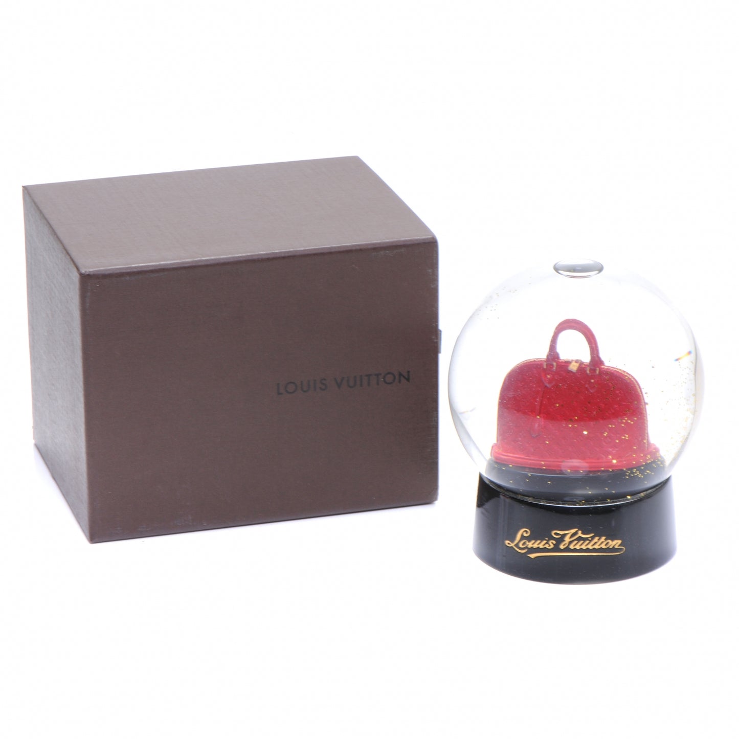 Alma Snow Globe Boule A Neige Rouge