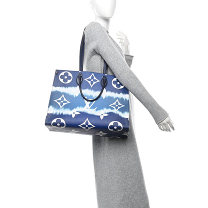 Louis Vuitton Monogram Escale Onthego GM Blue 2 of 13
