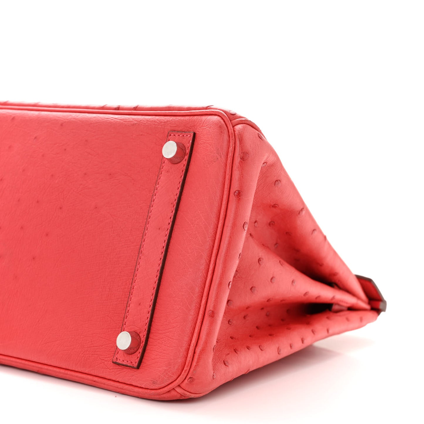 Ostrich Birkin 30 Rouge Vif