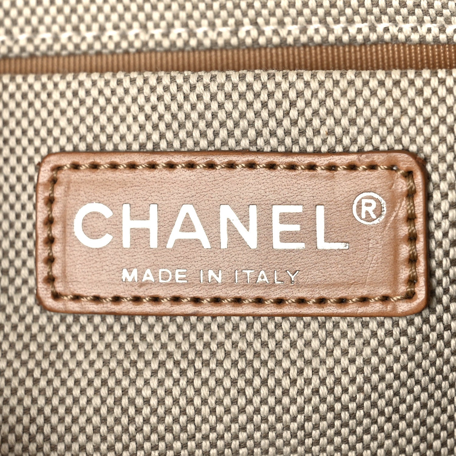 Chanel Canvas Camellia No. 5 Flap Beige Grey 6 of 11