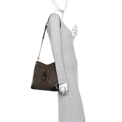 Louis Vuitton Monogram Odeon MM Black 2 of 9