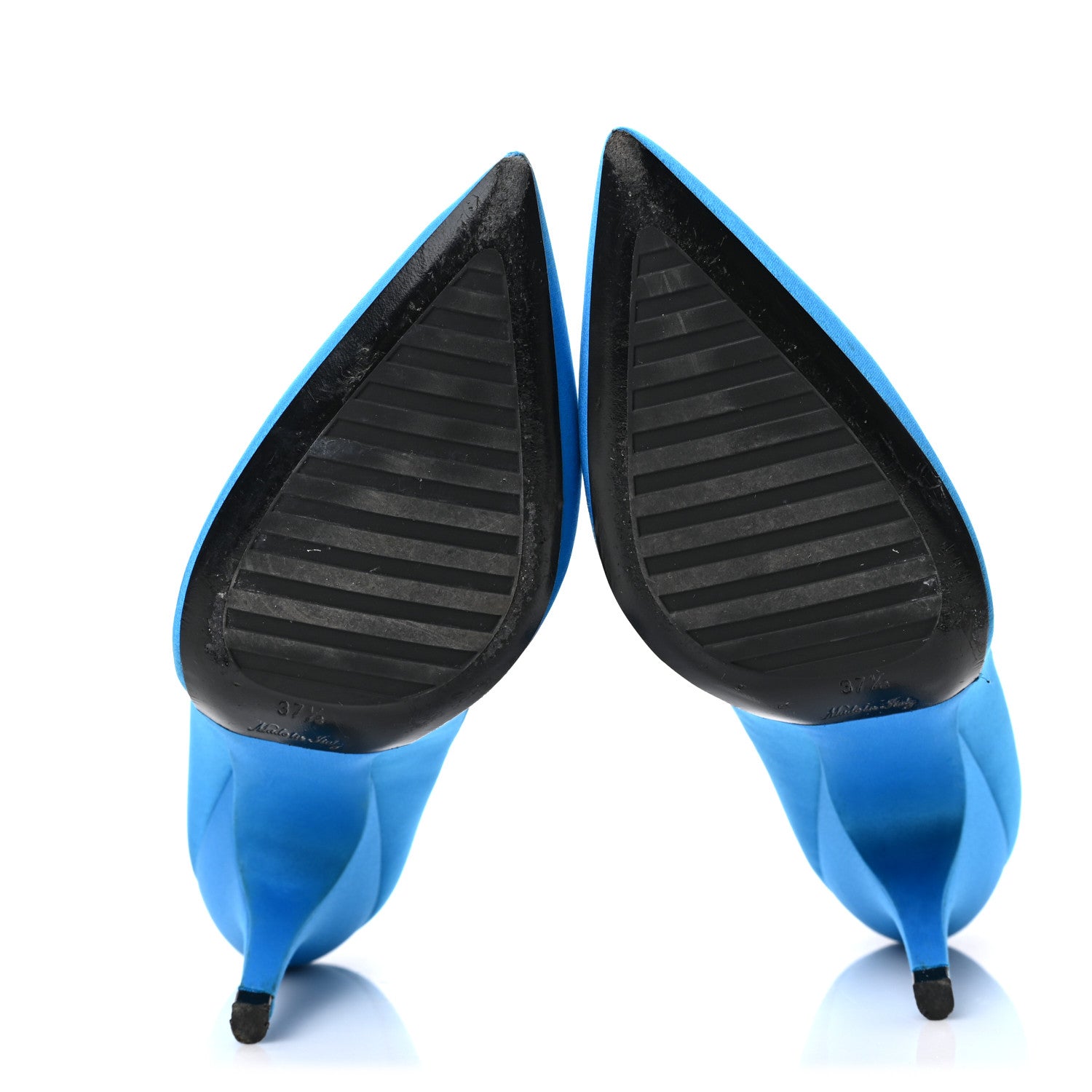 Louis Vuitton Satin Archlight Pumps 37.5 Blue 5 of 7