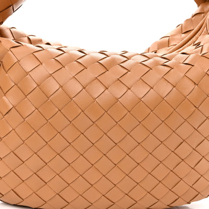 Bottega Veneta Nappa Intrecciato Teen Jodie Hobo Caramel 7 of 9
