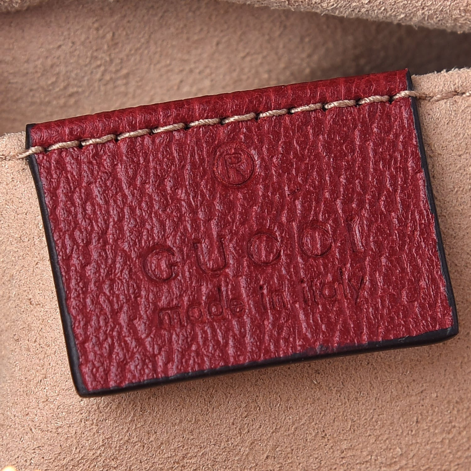Gucci GG Supreme Monogram Flora Web Mini Ophidia Shoulder Bag Red 6 of 9