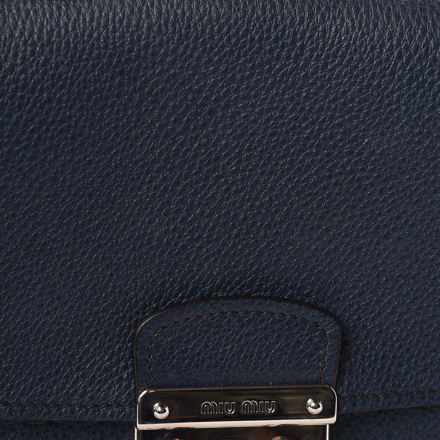 Vitello Phenix Madras Shoulder Bag Oltremare