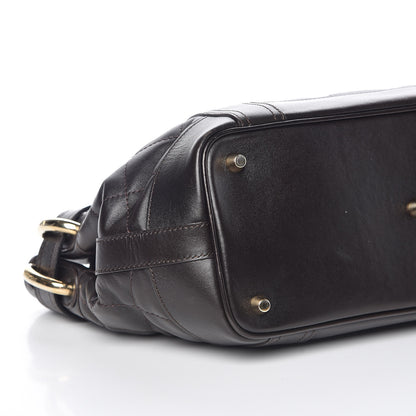 Burberry Calfskin Quilted Baby Beaton Dark Brown 12 of 13