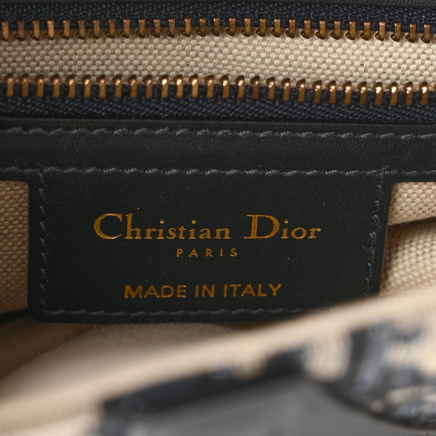 Christian Dior Oblique Saddle Bag Blue Blue 6 of 11