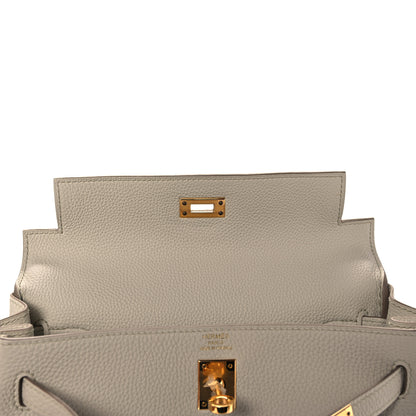 Hermes Togo Kelly Retourne 25 Beton 19 of 38