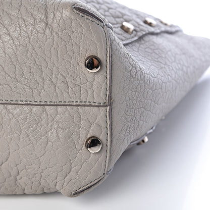 Jimmy Choo Grained Calfskin Studded Lockett Shopper Tote Moonstone 14 of 15