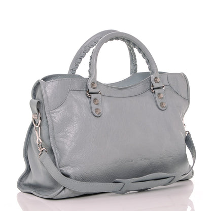 Balenciaga Agneau Giant 12 Silver Hardware City Bleu Dragee 3 of 7