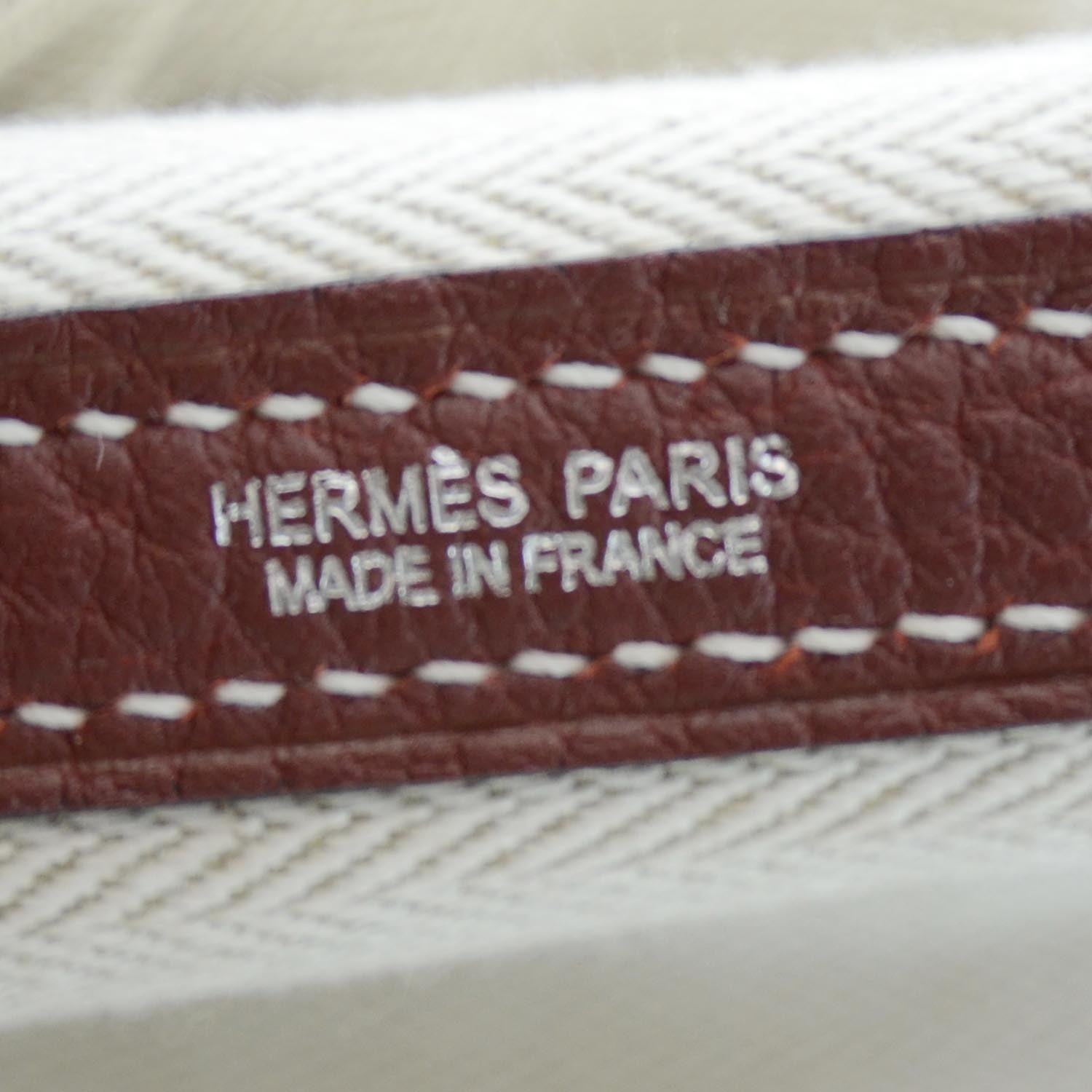 Hermes Negonda Garden Party Tote 36 MM Rouge H 7 of 8