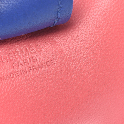 Hermes Milo Lambskin Grigri Rodeo Horse Bag Charm PM Rose Azalee Vert Cypress Bleu Electrique 3 of 3