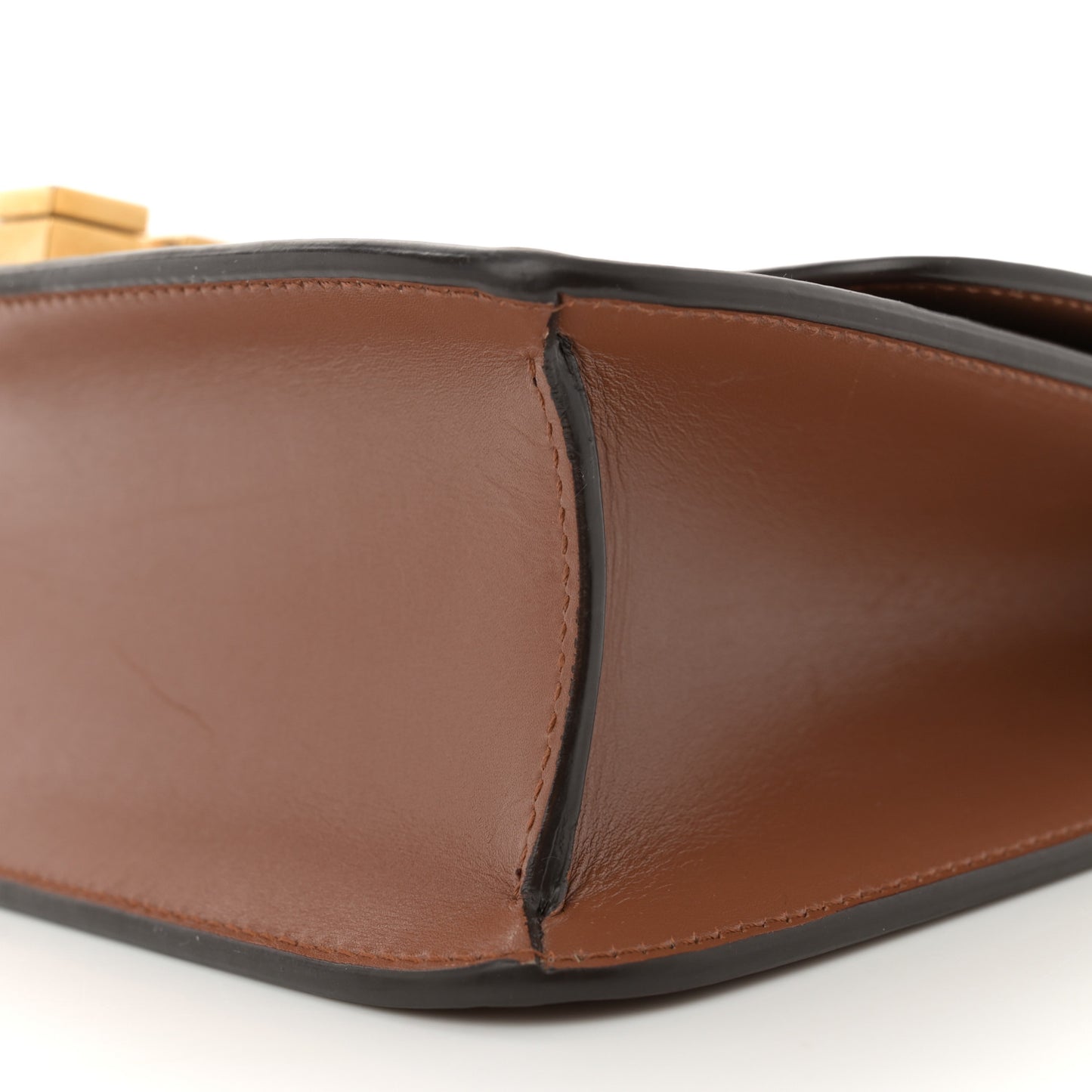 Smooth Calfskin Carre Satchel Brick