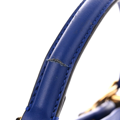 Fendi Vitello Morgan Fabric Jacquard Pequin Medium Peekaboo Iconic Satchel Blue Neon Tobacco 12 of 13