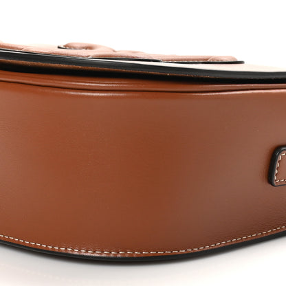 Celine Smooth Calfskin Cuir Triomphe Folco Crossbody Bag Tan 10 of 10