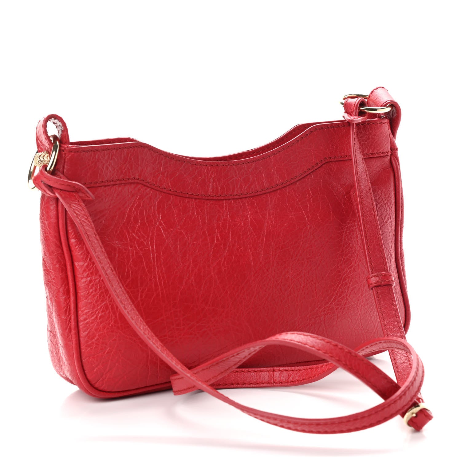 Balenciaga Agneau Giant 12 Gold Hardware Hip Rouge Cardinal 3 of 10