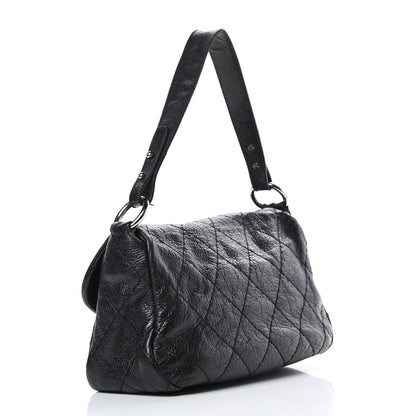 Chanel Glazed Calfskin Stitched On The Road Flap Black 3 of 16