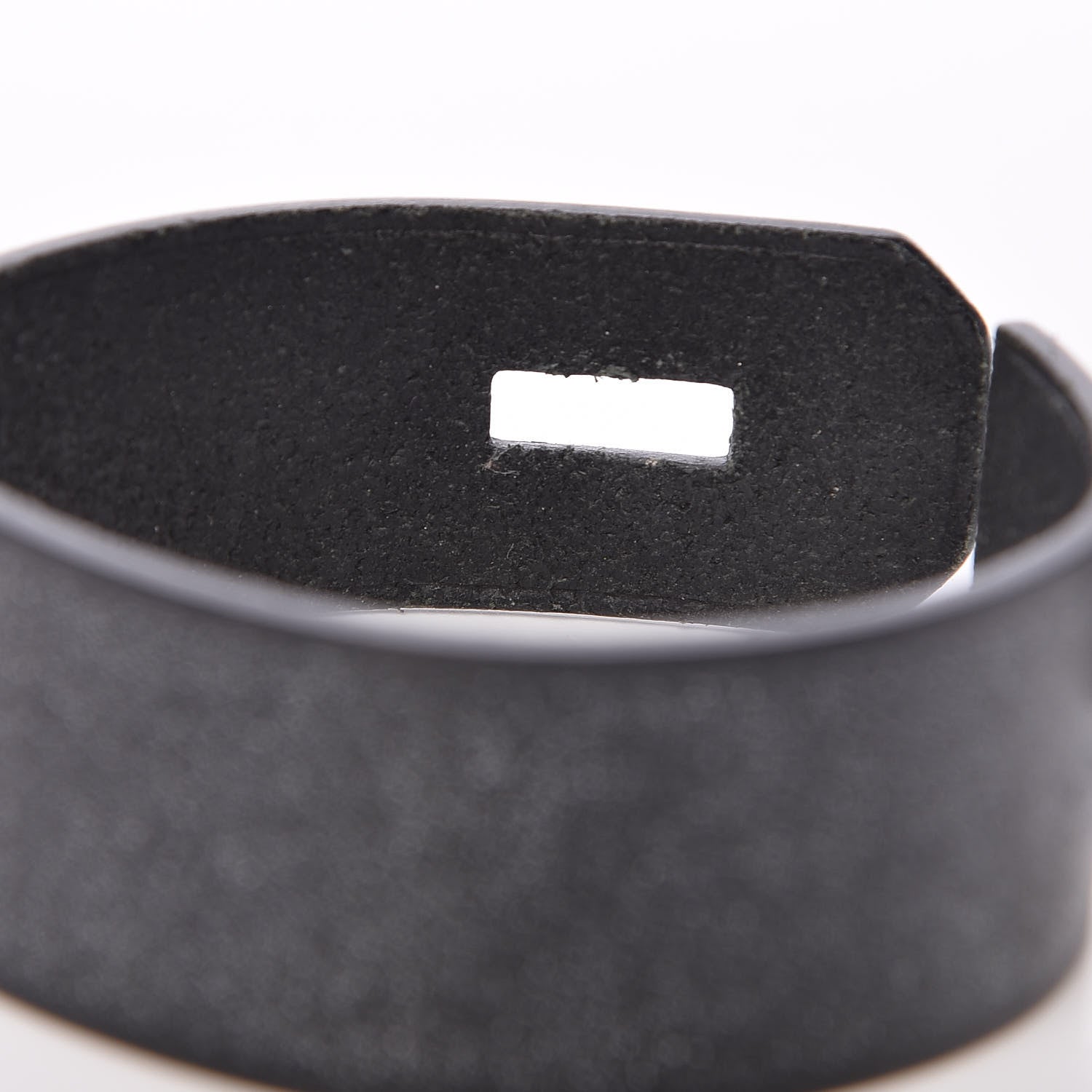 Hermes Vache Hunter Hip Hop Bracelet S Black 4 of 5