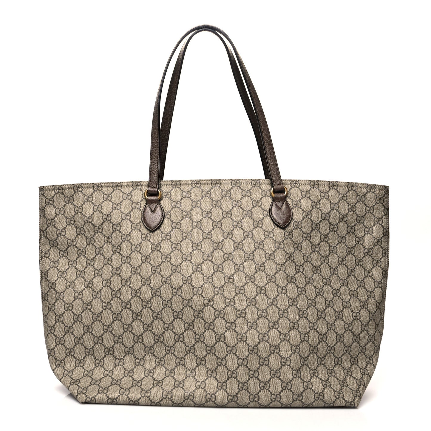 GG Supreme Monogram Medium Ophidia Shopping Tote Ebony