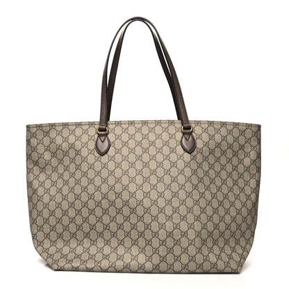Gucci GG Supreme Monogram Medium Ophidia Shopping Tote Ebony 1 of 11