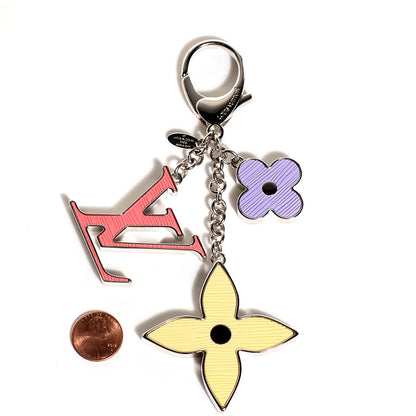 Louis Vuitton Fleur d Epi Bag Charm Pastels 2 of 6