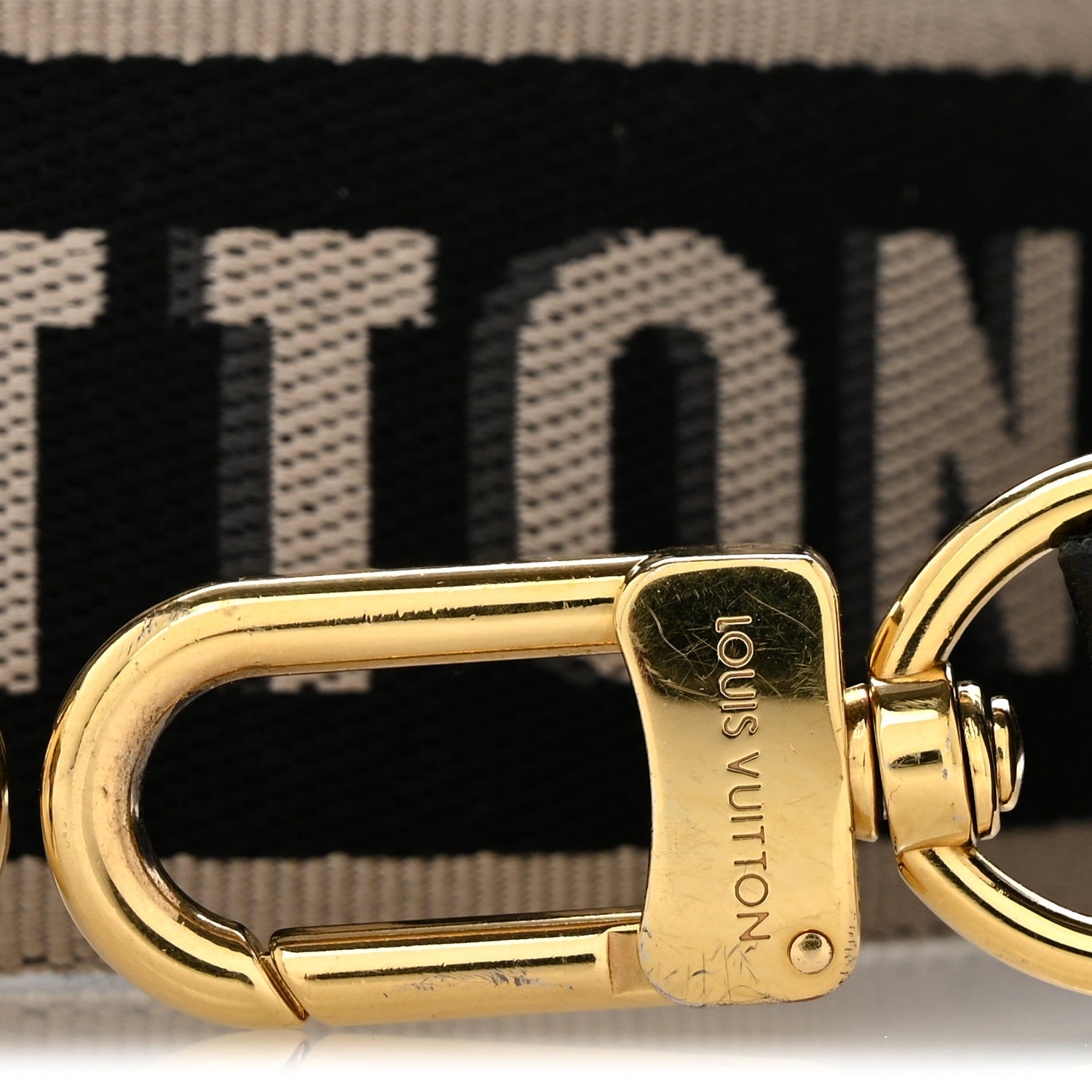 Louis Vuitton Jacquard Diane Shoulder Strap  Black Ivory 5 of 5