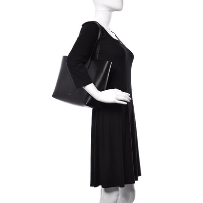 Mansur Gavriel Calfskin Small Shopping Tote Black 2 of 12