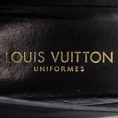 Louis Vuitton Leather Large Bow Heels 36 Black 6 of 8