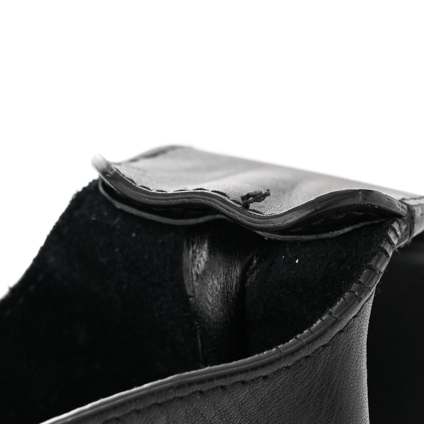 Smooth Calfskin Paris VII Large Flat Hobo Black