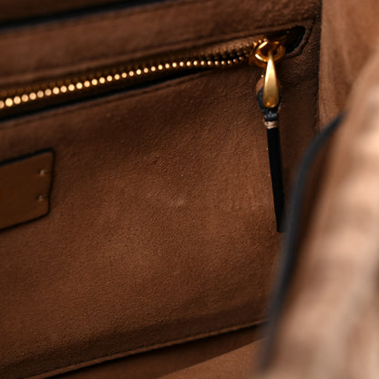 Valentino Garavani Cashmere Medium Roman Stud Shoulder Bag Brown 10 of 11