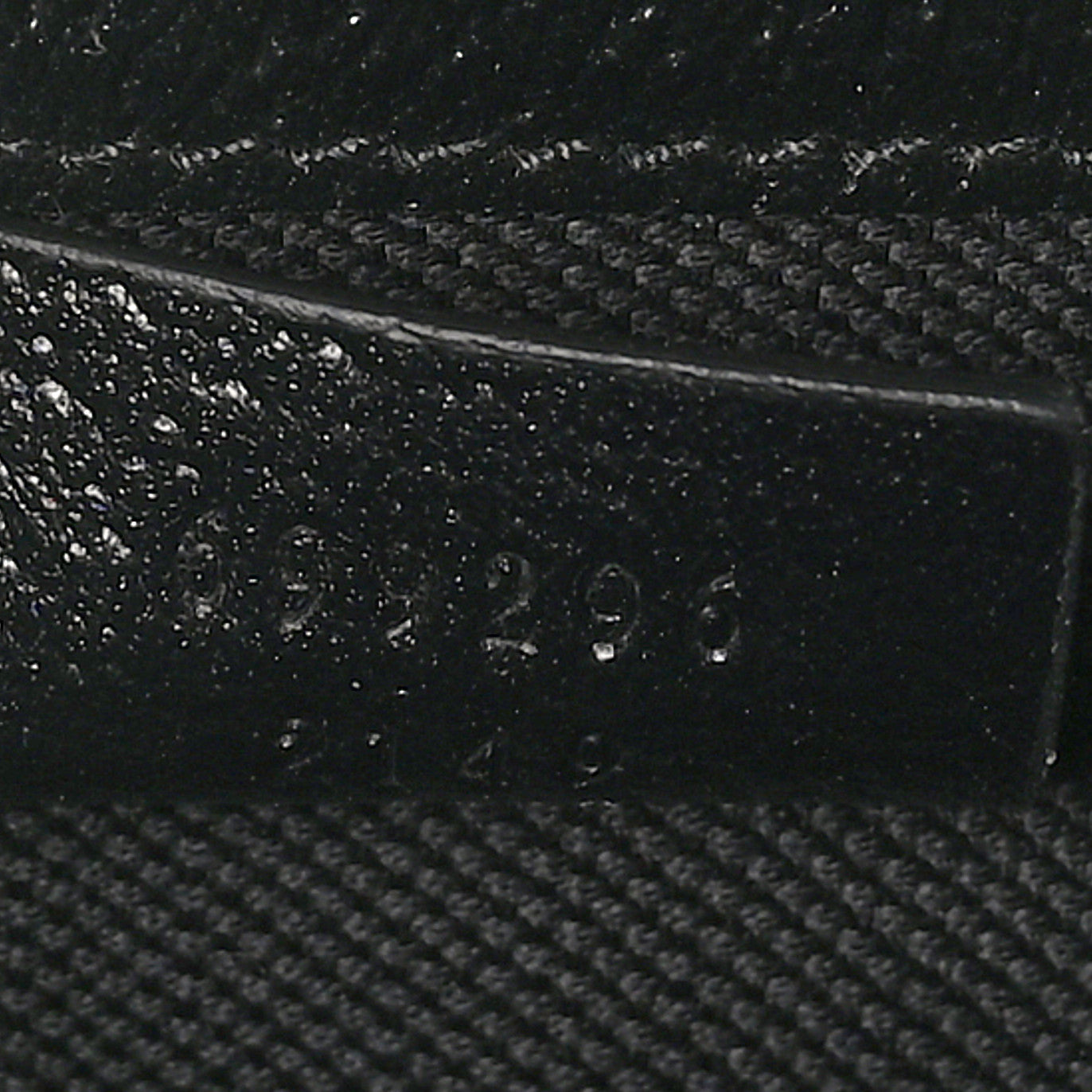 Gucci Monogram Jumbo GG Textured Dollar Calfskin Mini Horsebit 1955 Shoulder Bag Black 7 of 11