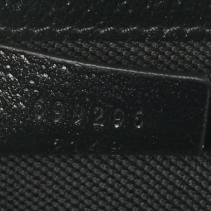 Gucci Monogram Jumbo GG Textured Dollar Calfskin Mini Horsebit 1955 Shoulder Bag Black 7 of 11