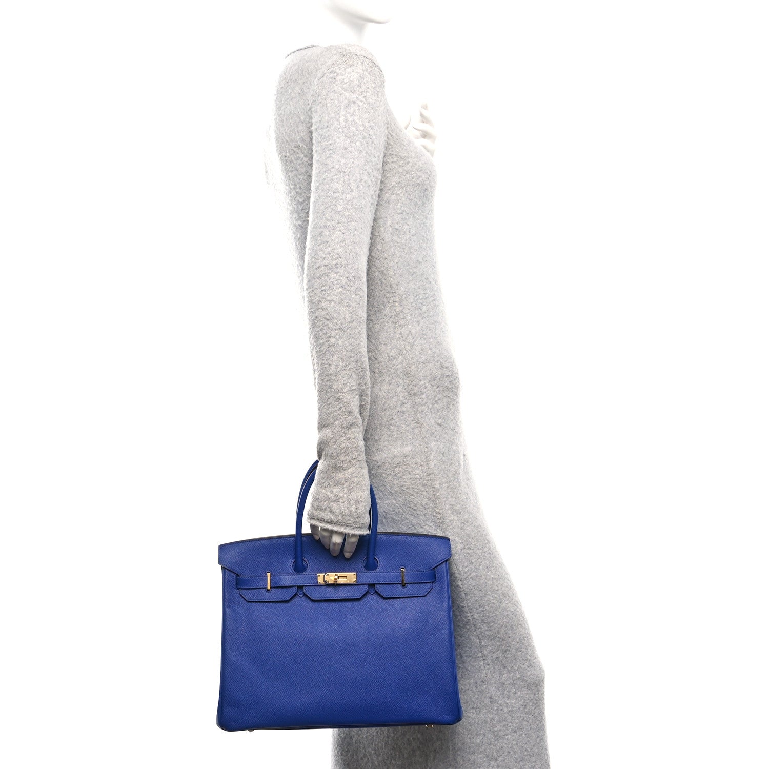 Hermes Epsom Birkin 35 Bleu Electrique 2 of 10