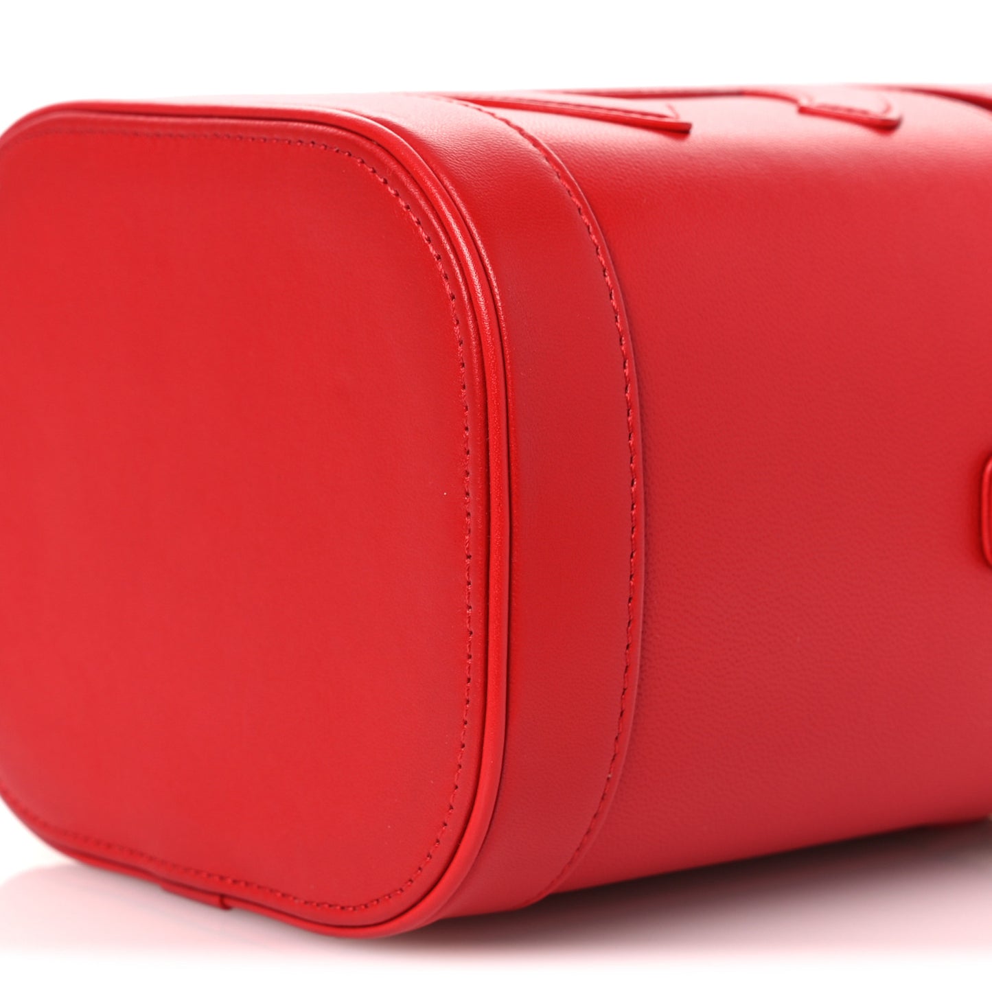 Lambskin Timeless Vanity Cosmetic Case Red