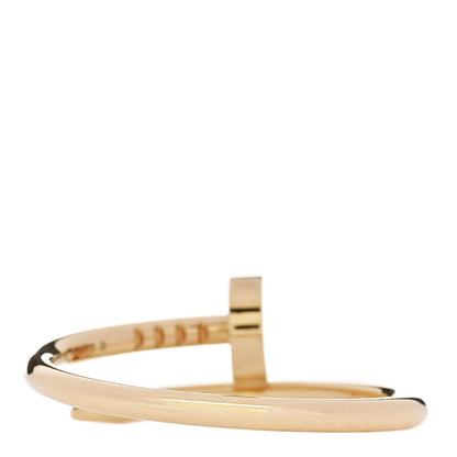 Cartier 18K Yellow Gold Small Juste Un Clou Ring 56 7.5 3 of 6