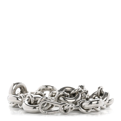 Loewe Aluminum Stainless Steel Chunky Donut Chain Shoulder Strap Silver 1 of 4