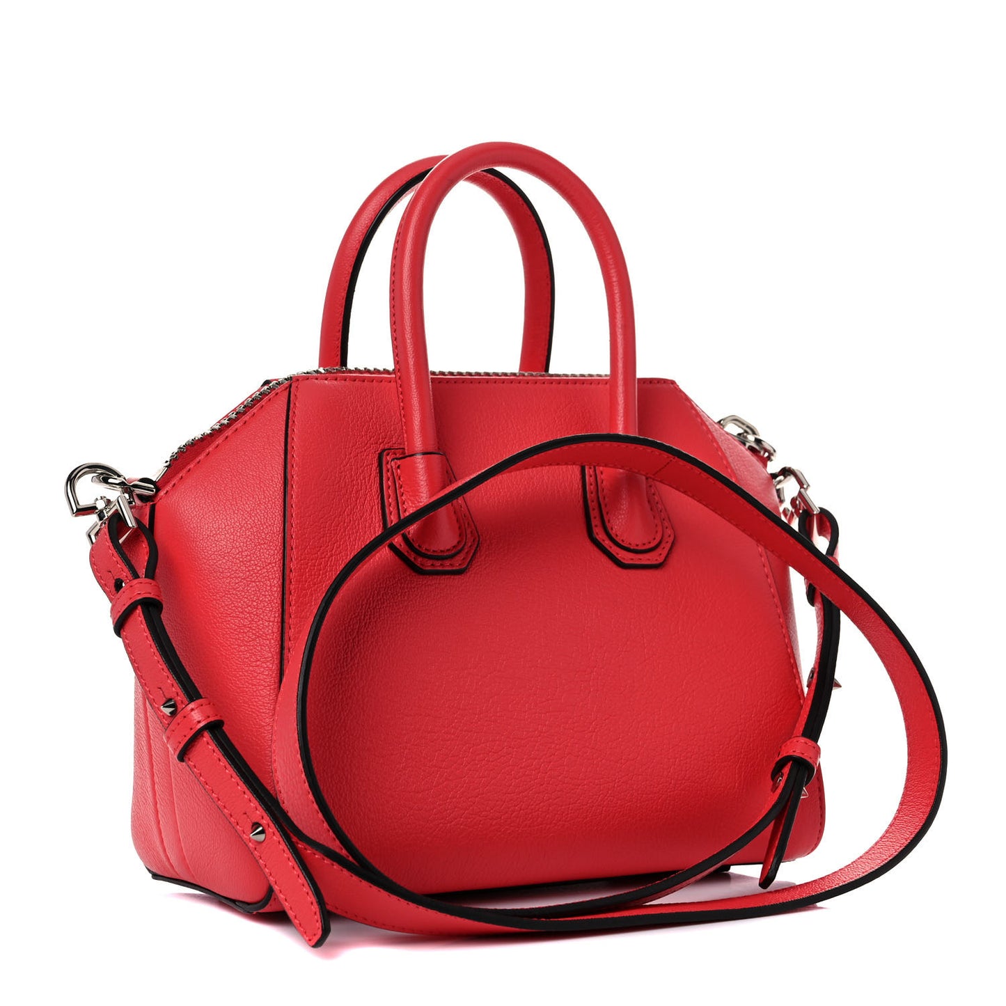 Sugar Goatskin Mini Antigona Lipstick Pink