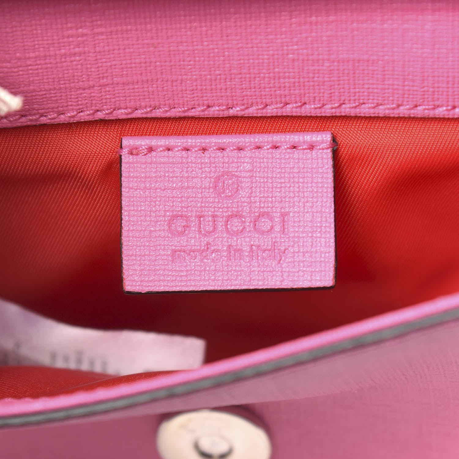 Gucci Calfskin Childrens Rabbit Bag Pink 6 of 10