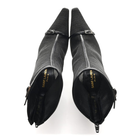 Elba Applique Tulle Aston 115 Boots 37.5 Black