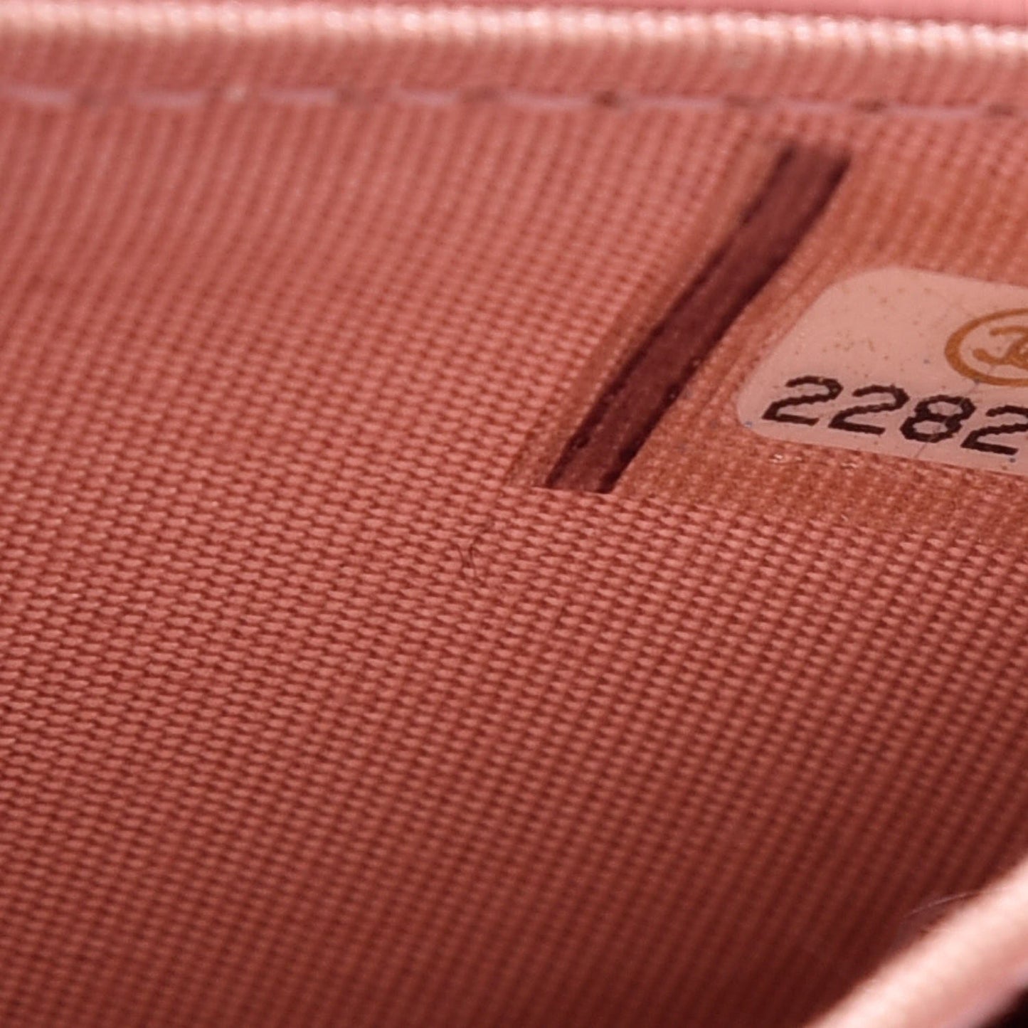 Calfskin CC Timeless Card Holder Pink