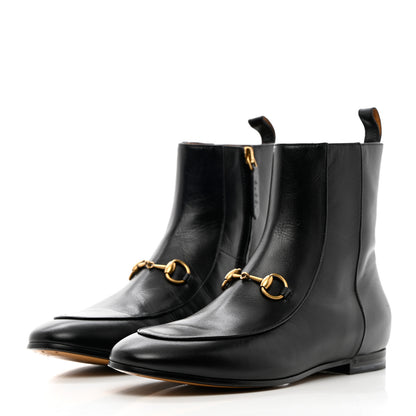Gucci Malaga Kid Womens Jordaan Ankle Boots 37.5 Black 3 of 18