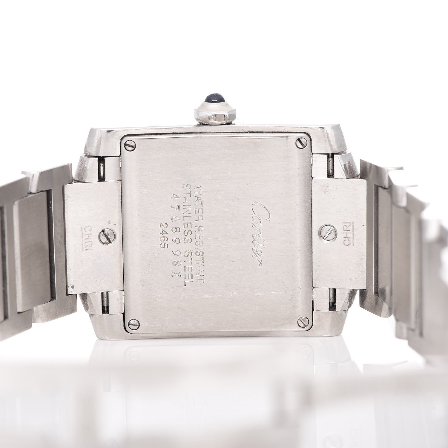 Cartier Stainless Steel 25mm Tank Francaise Quartz Watch 8 of 9