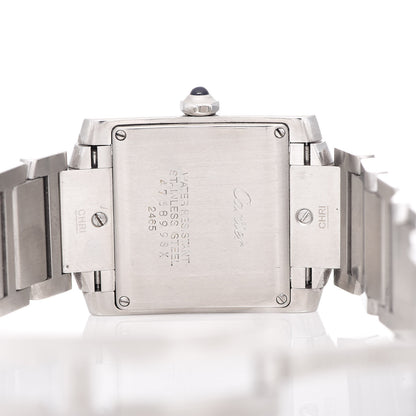 Cartier Stainless Steel 25mm Tank Francaise Quartz Watch 8 of 9