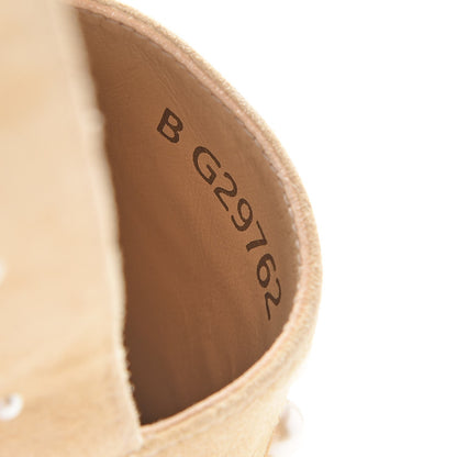 Chanel Suede Pearl CC Espadrilles 40 Beige Black 9 of 11