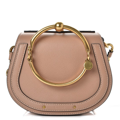 Chloe Calfskin Suede Small Nile Bracelet Bag Biscotti Beige 1 of 8