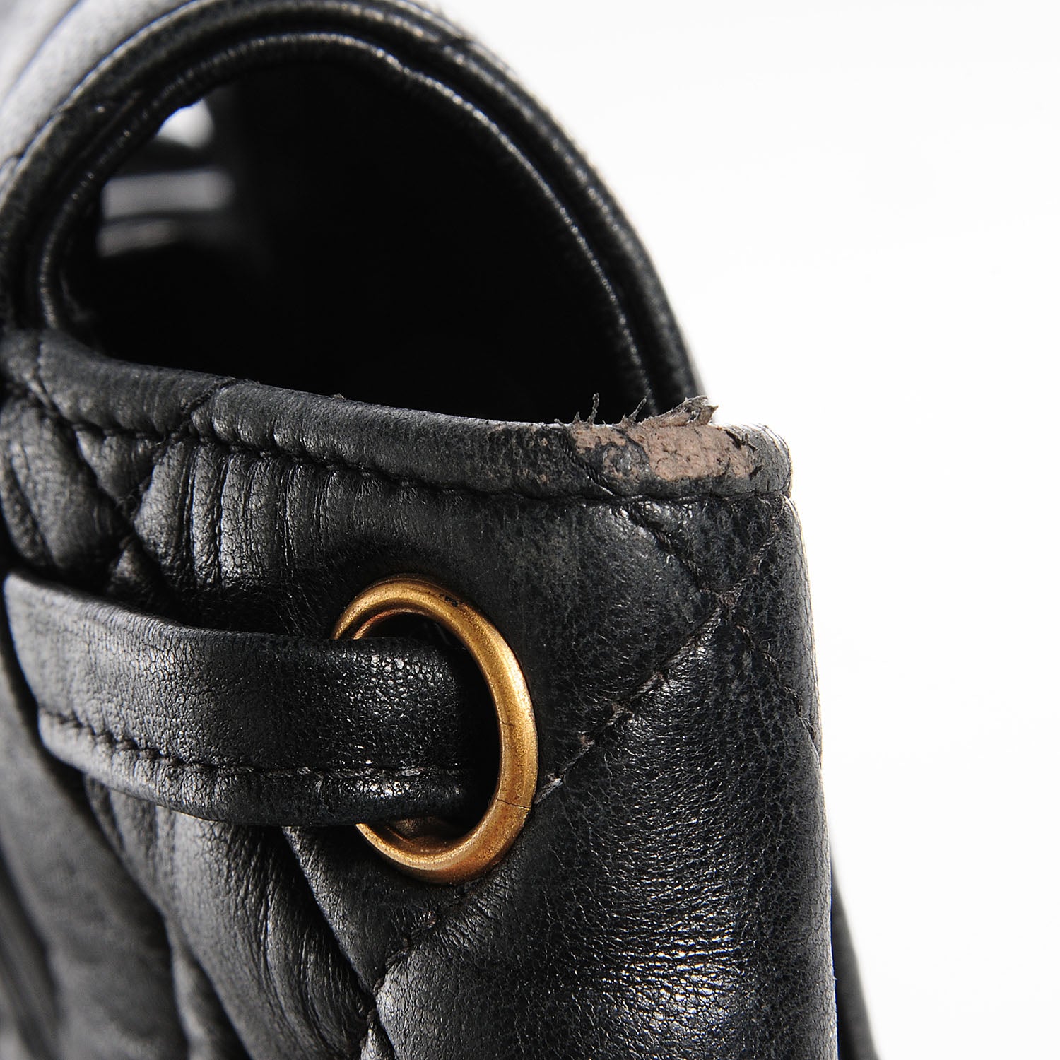 Chanel Lambskin Quilted Backpack Black 10 of 10